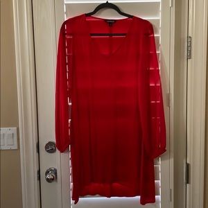 Long sleeve mini dress